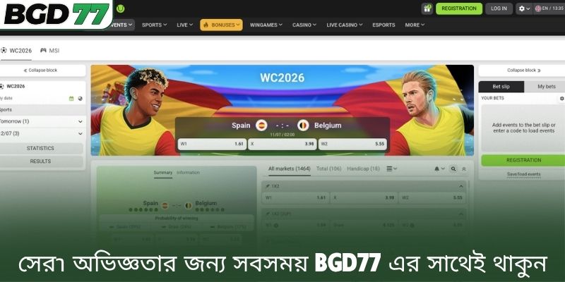 সেরา অভিজ্ঞতার জন্য সবসময় BGD77 এর সাথেই থাকুন