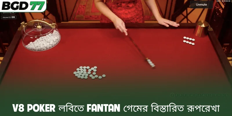 V8 Poker লবিতে Fantan গেমের বিস্তারিত রূপরেখা
