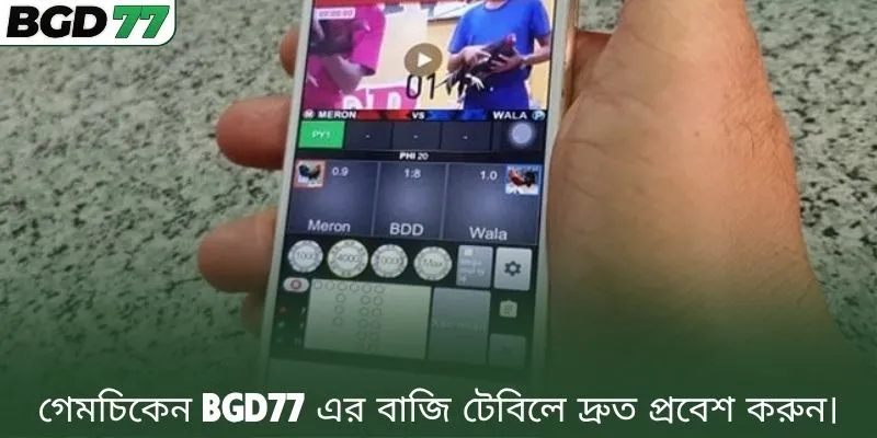 গেমচিকেন BGD77 এর বাজি টেবিলে দ্রুত প্রবেশ করুন।