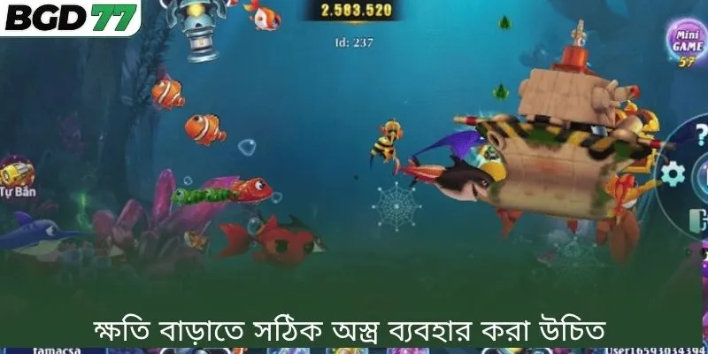 ক্ষতি বাড়াতে সঠিক অস্ত্র ব্যবহার করা উচিত 